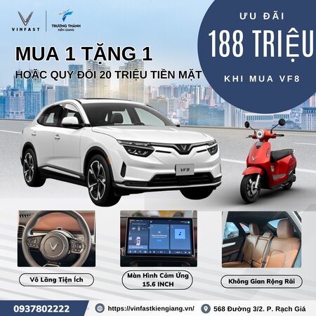 Hãy để VF 8 mang đến hành trình mượt mà, trọn vẹn từng khoảnh khắc, chuẩn 5 sao trên mọi cung đường