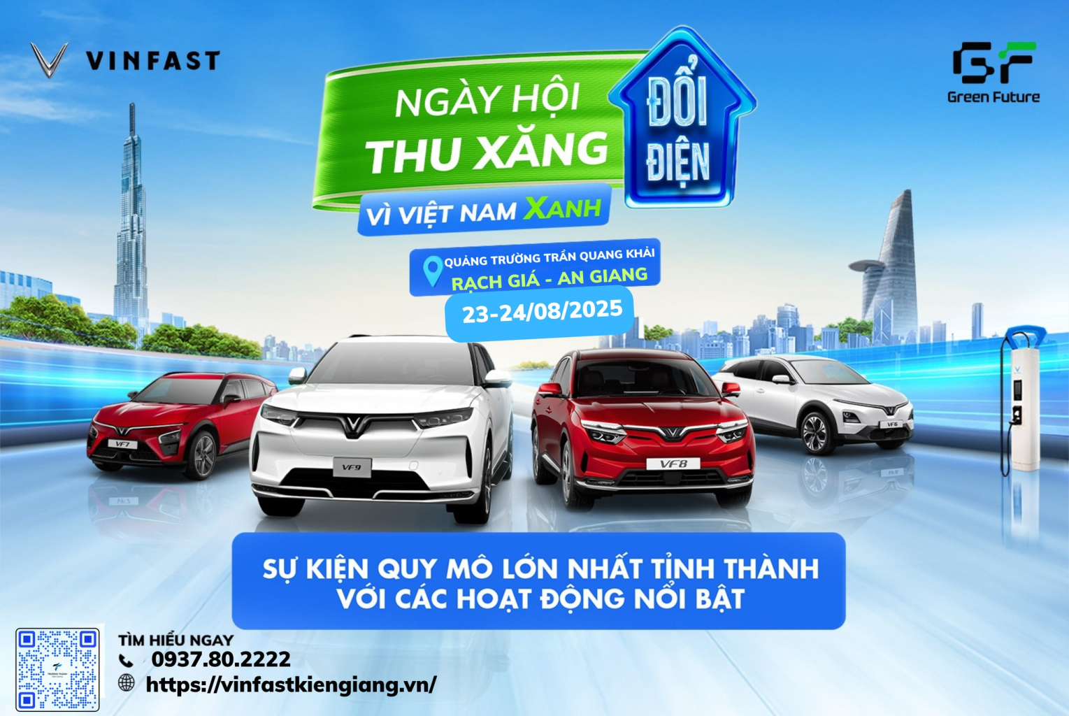 NGÀY HỘI THU XĂNG - ĐỔI ĐIỆN QUY MÔ LỚN NHẤT CHƯA TỪNG CÓ TẠI RẠCH GIÁ - AN GIANG