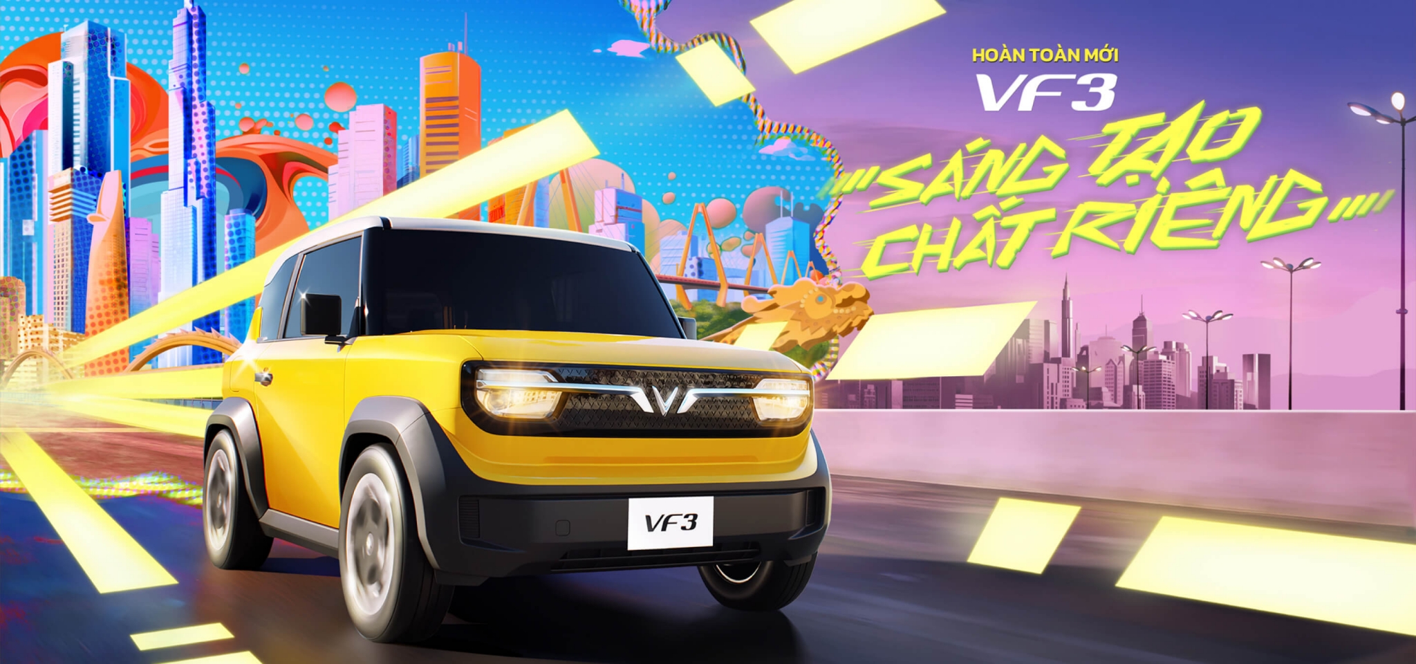 VinFast VF 3 - Tự do sáng tạo, toả sáng chất riêng!